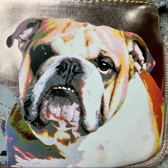 Fuzzynation Bulldog wristlet - Picture 2 of 8